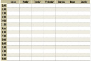 today's schedule and other tips/tools/templates found on this site 