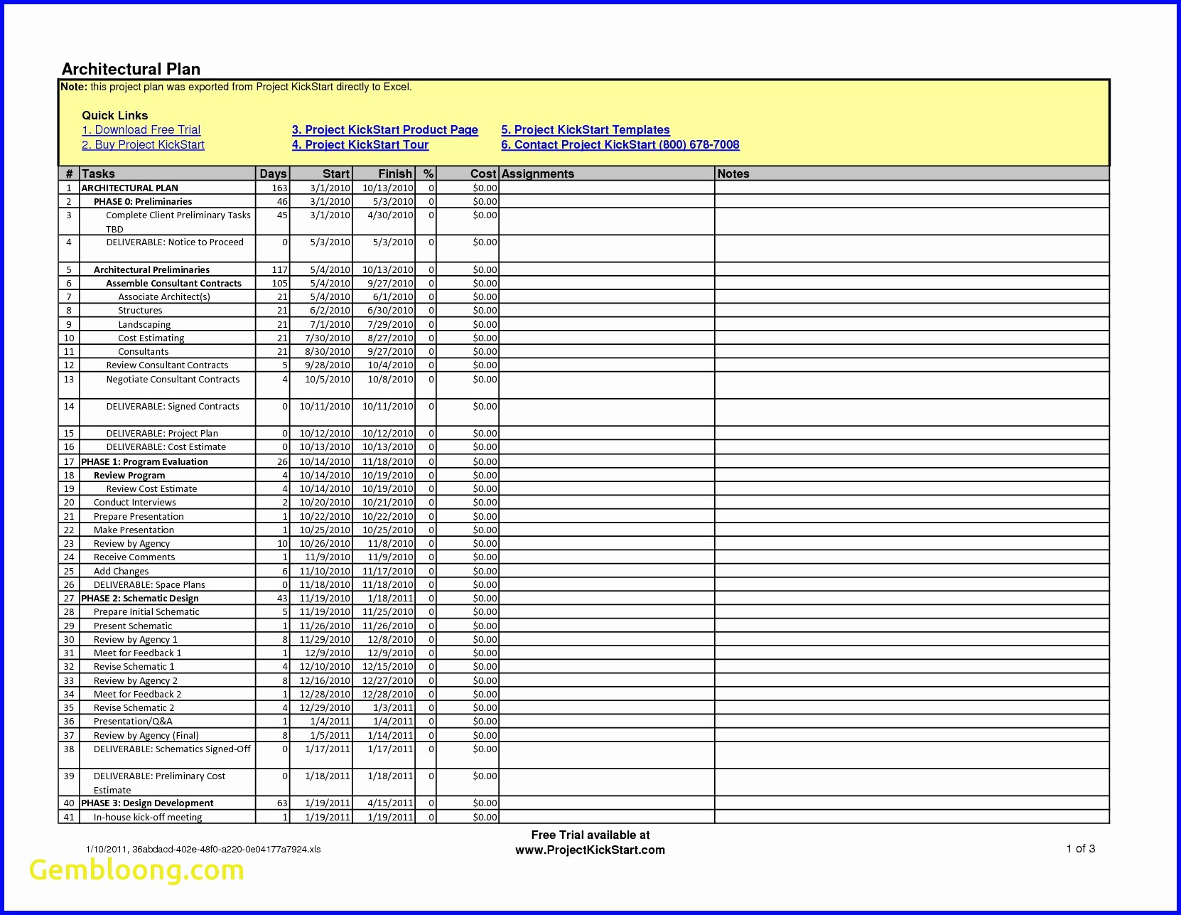 Schedule Of Values Template Free - printable schedule template