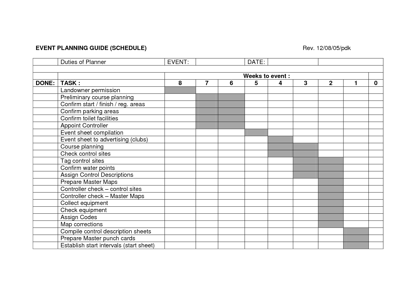 FTU Schedule template. (Found free on the . I do not own this 