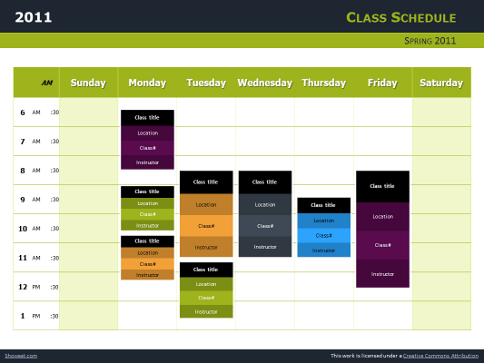 schedule template powerpoint schedule template powerpoint casseh 