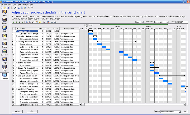 Free Project Management Templates | AEC Software