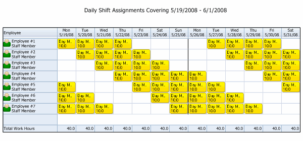 rotating schedule template | bio letter format