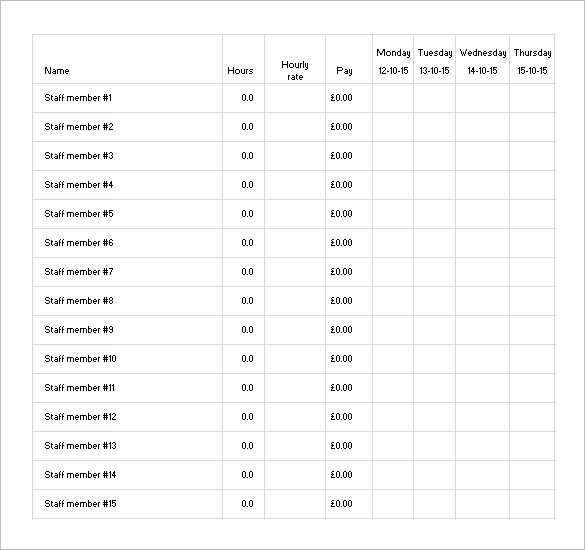 12 Steps to a Microsoft Excel Employee Shift Schedule | Zip Schedules