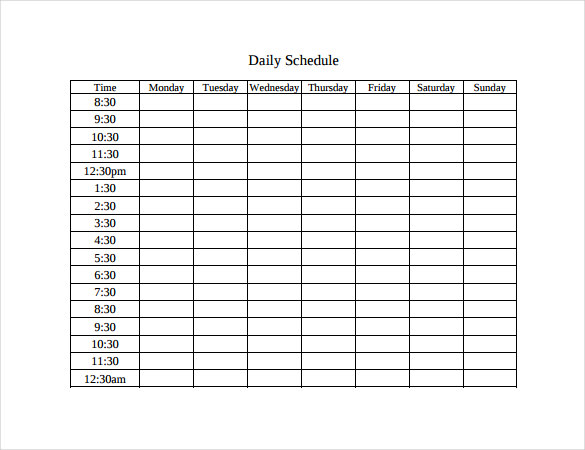 daily time table Londa.britishcollege.co