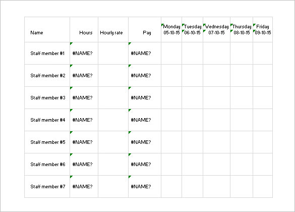 Free School Schedule Template