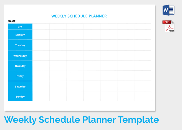 microsoft schedule templates ms excel weekly college tasks 