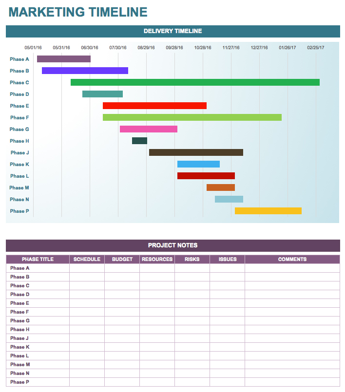 Office Timeline: Free Timeline Templates for Professionals