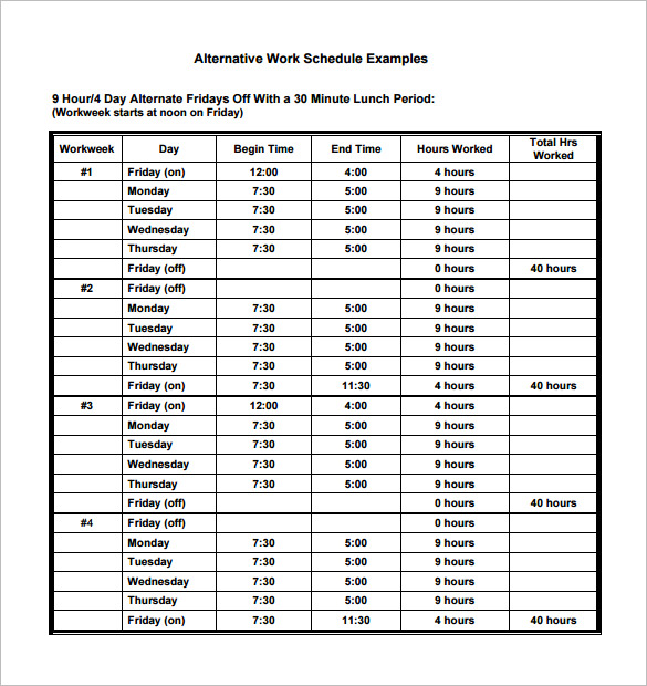 monthly schedule excel Londa.britishcollege.co