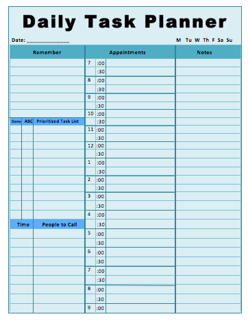 Free Task List Templates