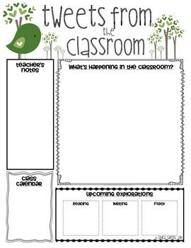 FREE Editable Classroom Newsletter Template (Power Point) | TpT