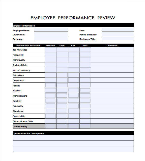 29 Images of Employee Performance Review Template | helmettown.com