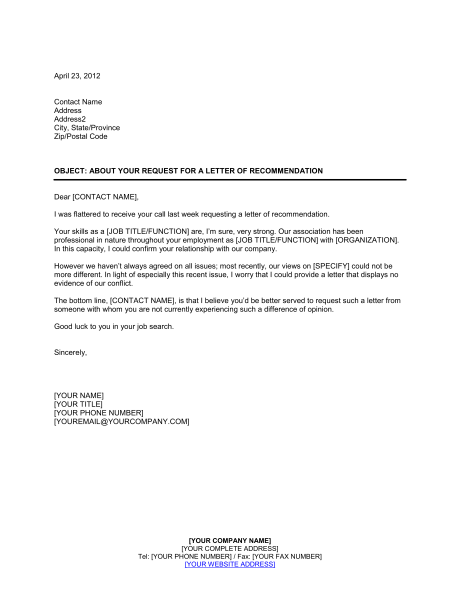 personal reference letter template SampleBusinessResume.