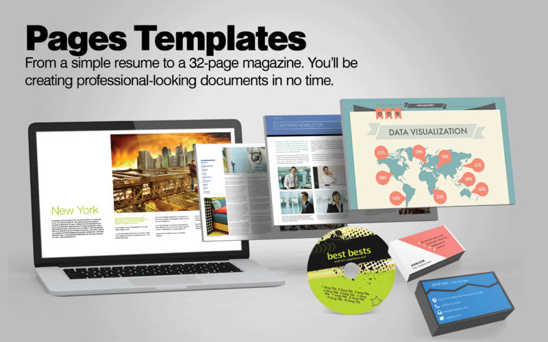 apple pages templates format