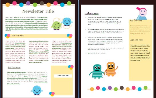 15 Free Microsoft Word Newsletter Templates for Teachers & School 