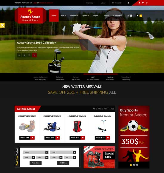 50+ Best Sport Website Templates Free & Premium freshDesignweb
