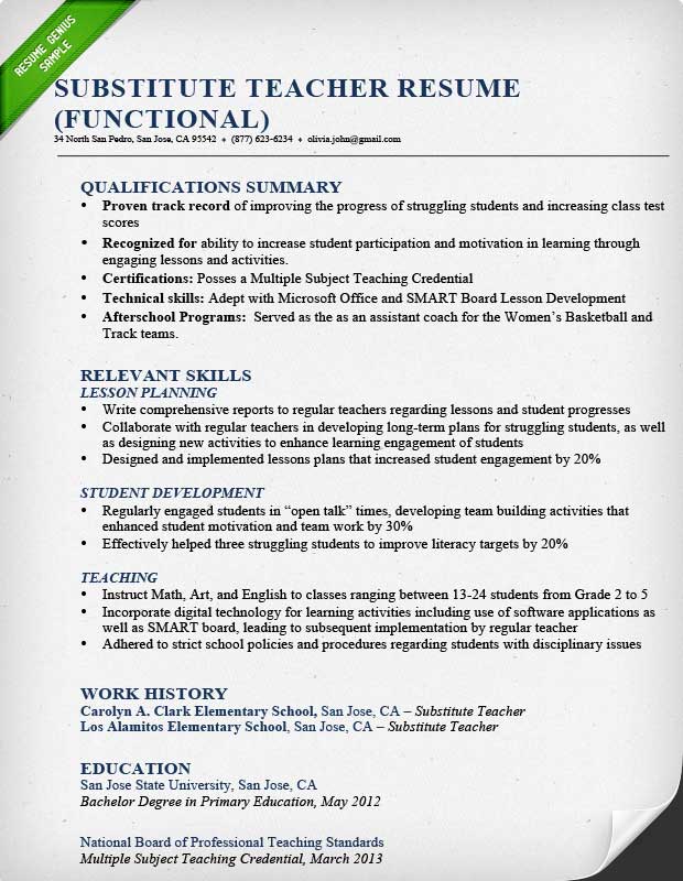 Teacher Resume Samples & Writing Guide | Resume Genius