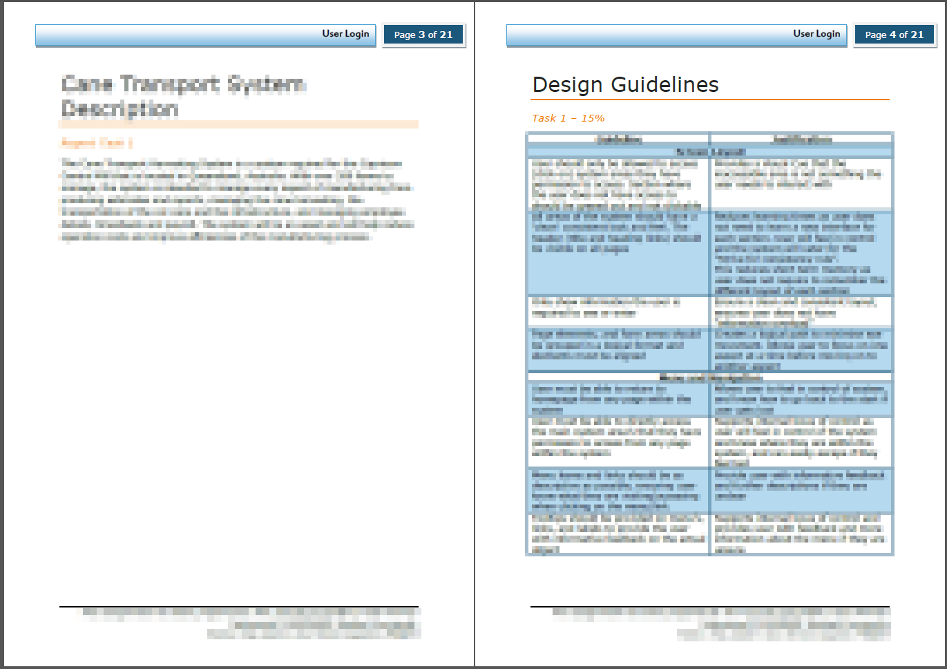 Document Management Word Template 01903 | PoweredTemplate.com