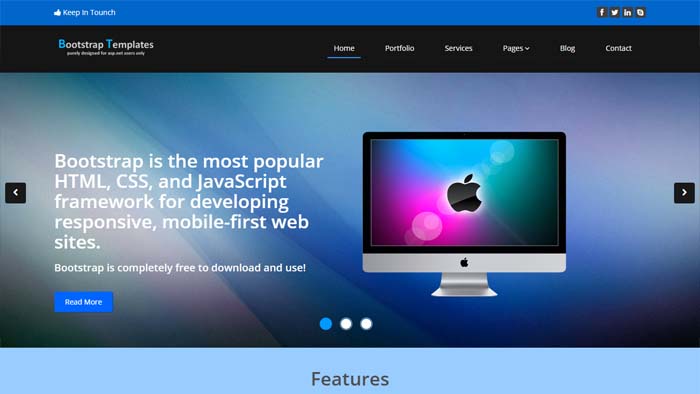 asp.template download free bootstrap templates for asp dot 