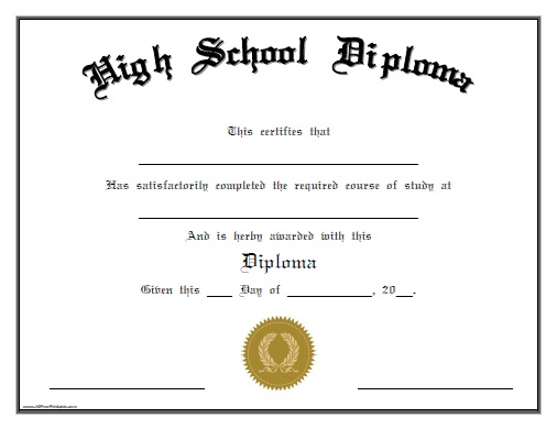 Diploma Free Templates Clip Art & Wording | Geographics