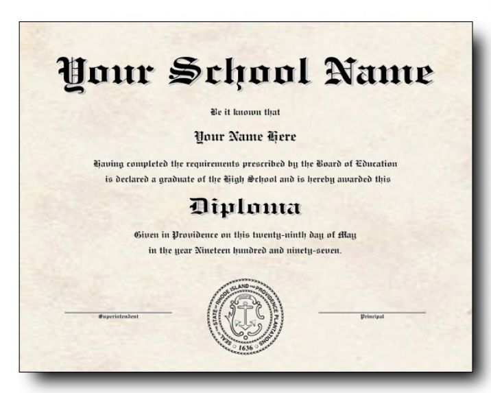 Buy a Fake High School Diploma Online!
