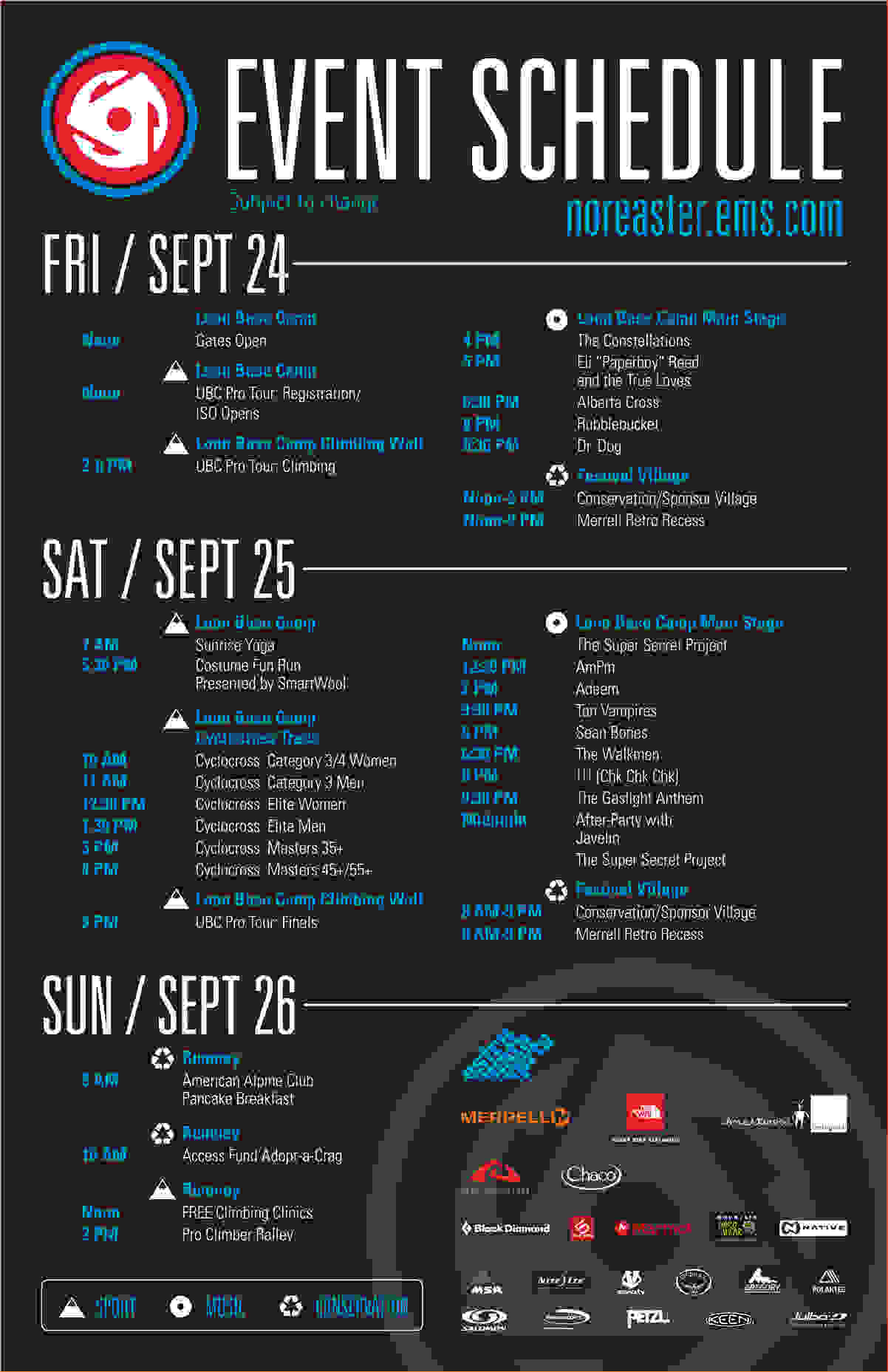 4+ event schedule template | Procedure Template Sample