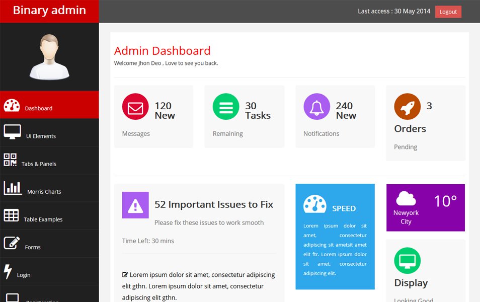 Free Bootstrap Admin Themes And Templates To Download