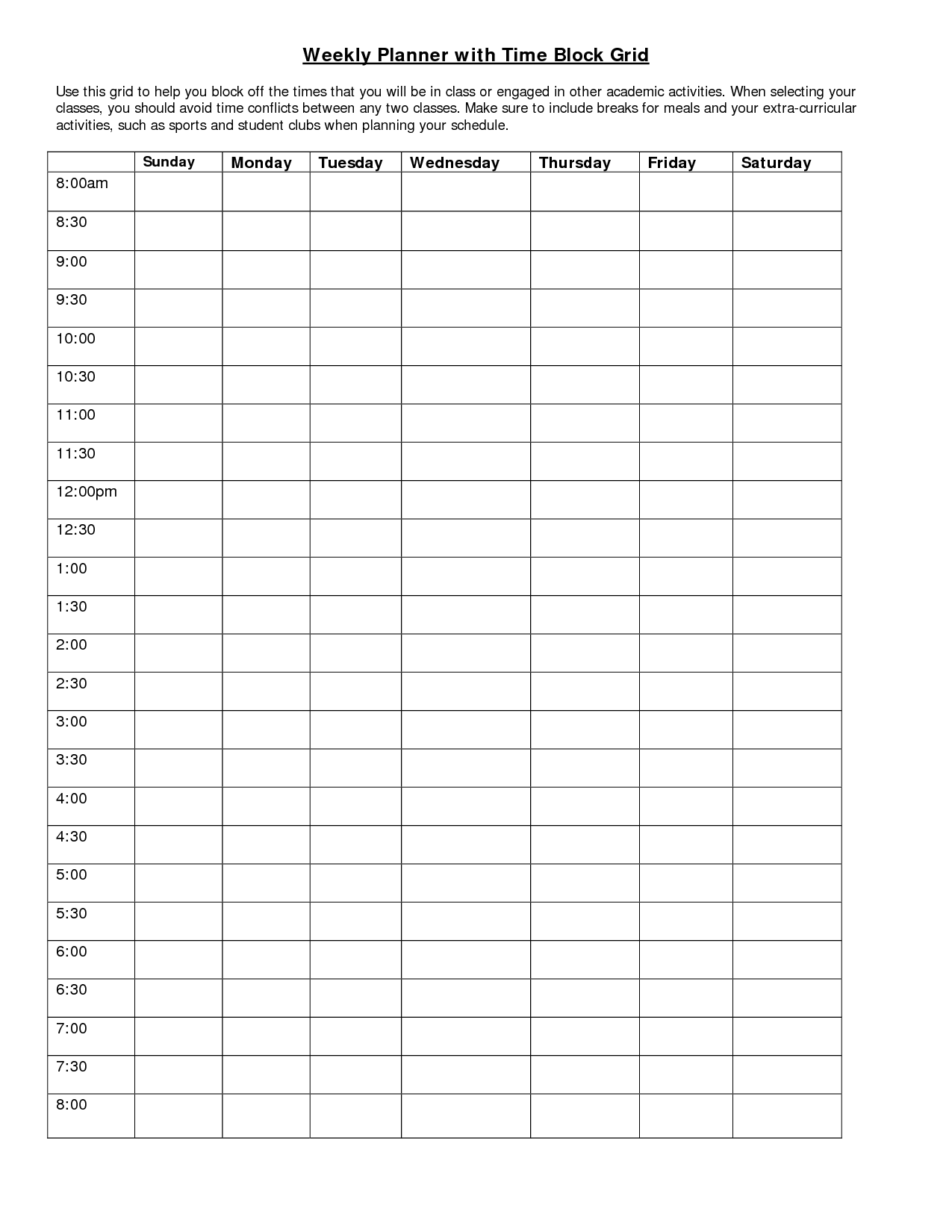 block schedule template Londa.britishcollege.co