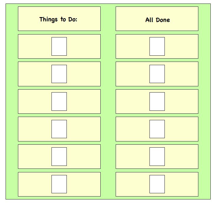 Visual Schedule | Science in Pre K