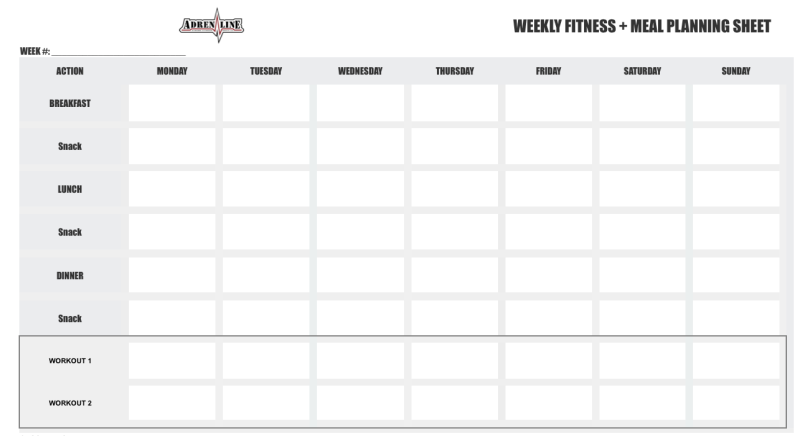 Free Weekly Schedule Templates for Word 18 templates