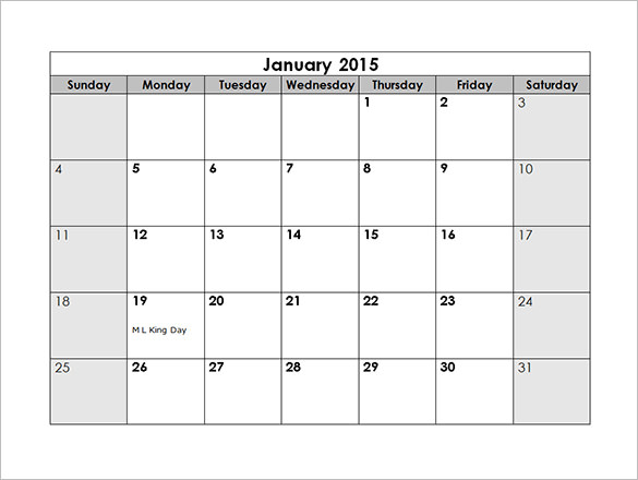 Monthly Schedule Template – 7+ Free Sample, Example Format 
