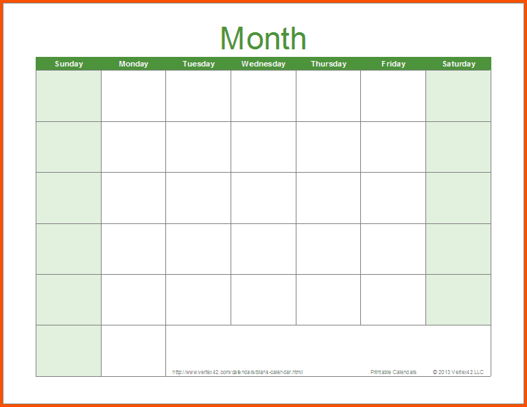 Free Weekly Schedule Templates for Word 18 templates