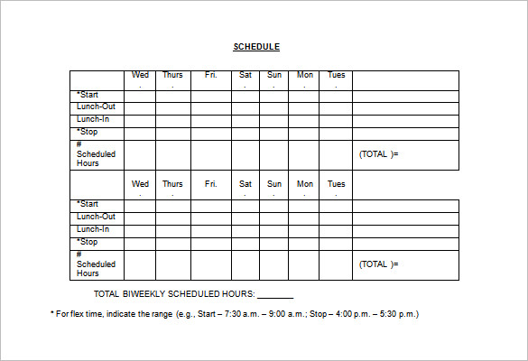 word schedule template Londa.britishcollege.co