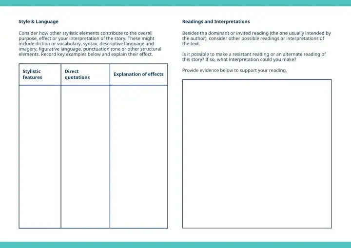 sample narrative plan template