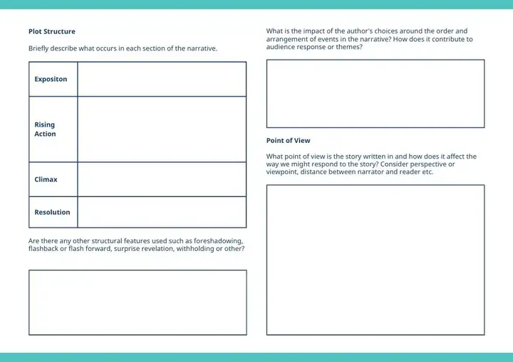 sample narrative plan template