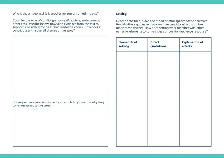 sample narrative plan template