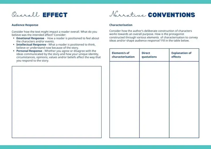 sample narrative plan template