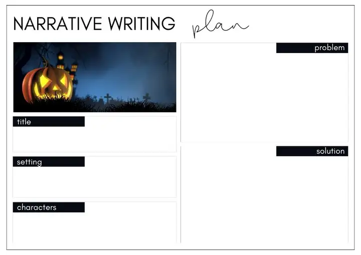 sample narrative plan template