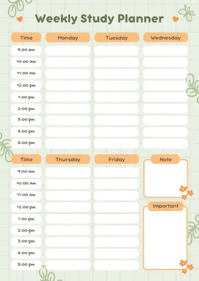 Schedule Sheet Template Free-08