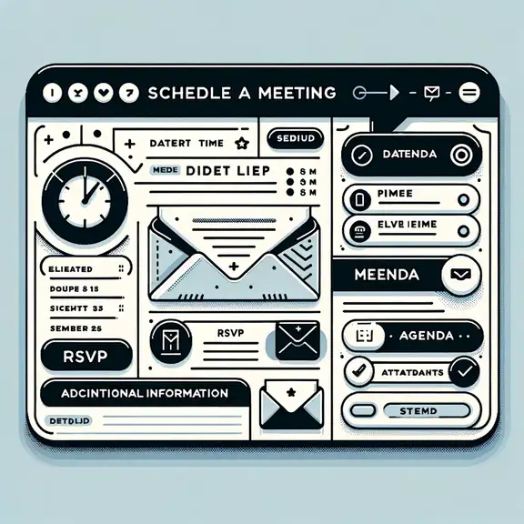 Request Schedule A Meeting Email Template 01