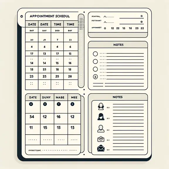 Appointment Schedule Template 01