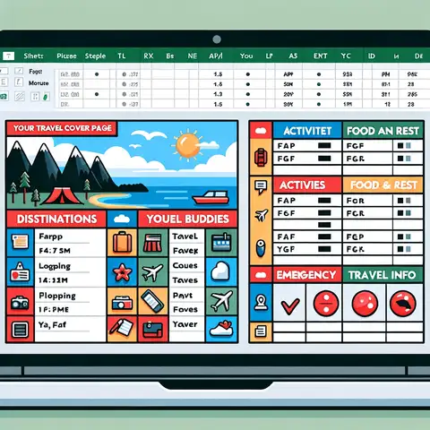 travel schedule template excel 07