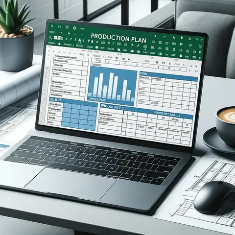 Production Plan Template Excel 01