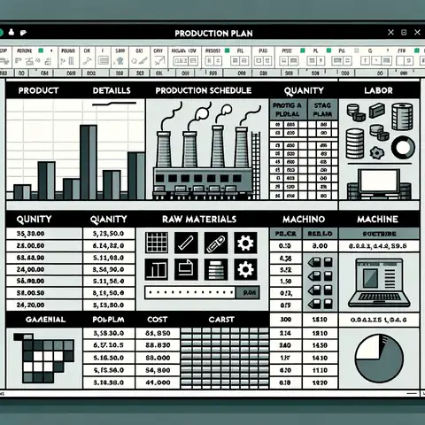 Production Plan Template Excel 02