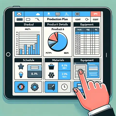 Production Plan Template Excel 03